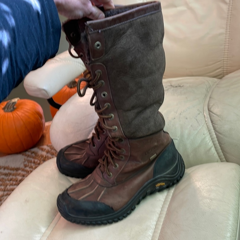 UGG "Adirondack II" Tall Boots in Brown Size 8